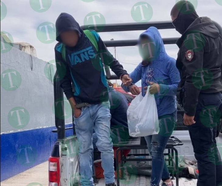 Una mujer y tres hombres fueron detenidos por disturbios y consumo de drogas en Colinas de Santiago