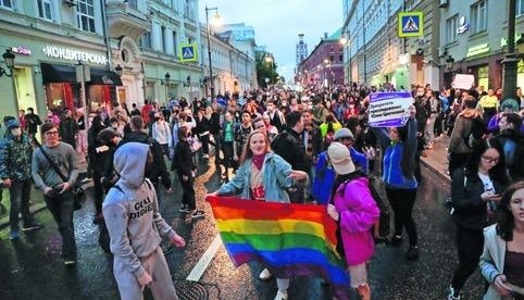 Rusia incluye al 'movimiento internacional LGBT' en su lista de 'terroristas y extremistas'