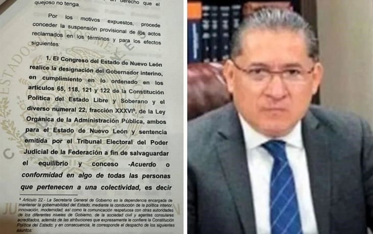 Suspenden 6 meses a Juez por favorecer a Samuel García 
