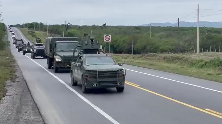 Arriban 300 militares a Nuevo León, tras hallazgo de cuerpos en Pesquería 