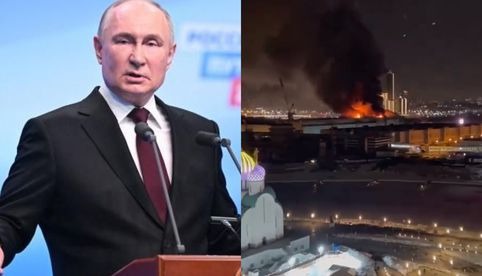 Putin clama venganza y afirma que los detenidos por el atentado de Moscú intentaron huir a Ucrania