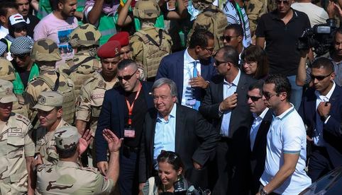 Es hora de 'inundar' a Gaza con ayuda, dice António Guterres, jefe de ONU