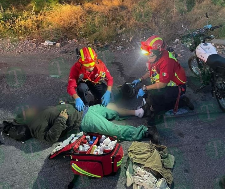 Castañense resultó con graves lesiones en accidente en la carretera Saltillo-Monclova
