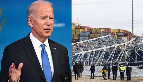 Joe Biden ordena reconstruir puente colapsado en Baltimore y reabrir el puerto