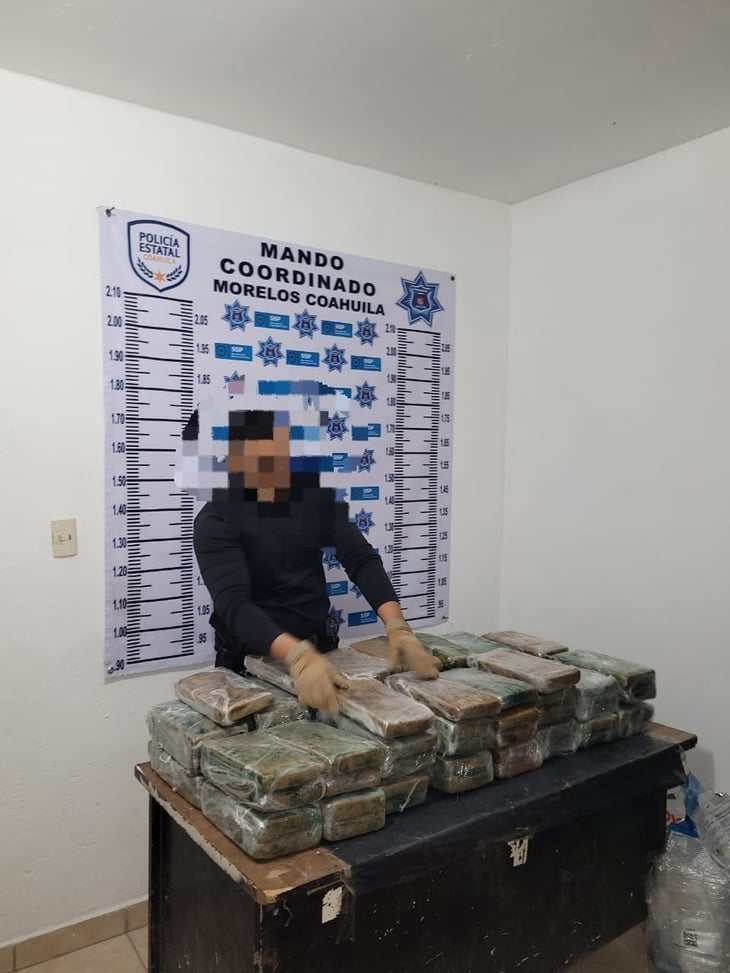 Incautan 75kg de droga en brecha de Morelos
