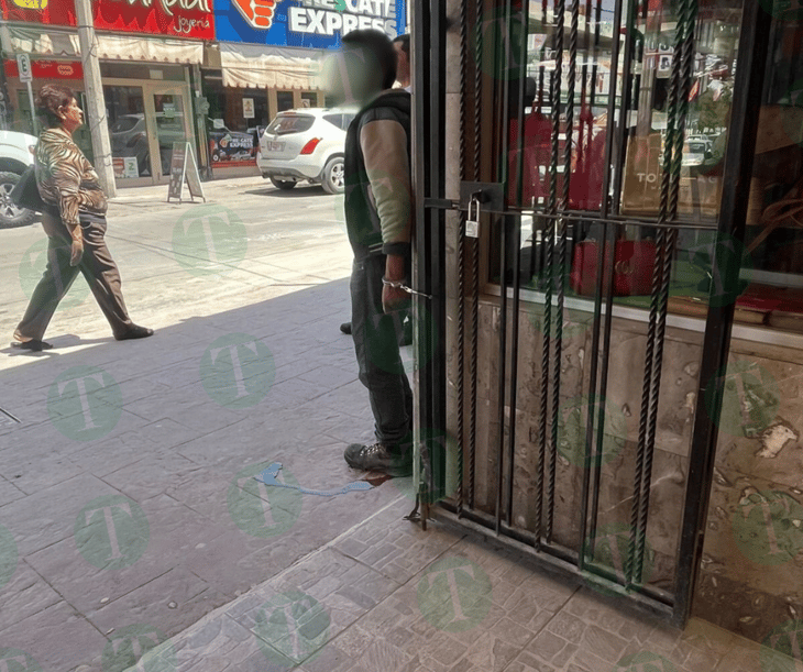 Policía Municipal detiene a sujeto agresivo en Zona Centro de Monclova
