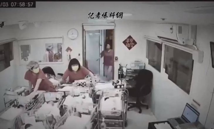 VIDEO: ¡Heroínas! Enfermeras protegen a recién nacidos durante terremoto en Taiwán