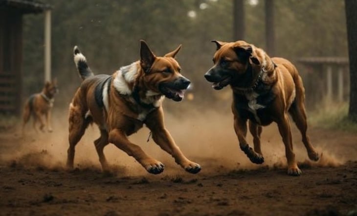 ¿Cómo saber si dos perros se pelean o juegan, según técnica en psicología canina?