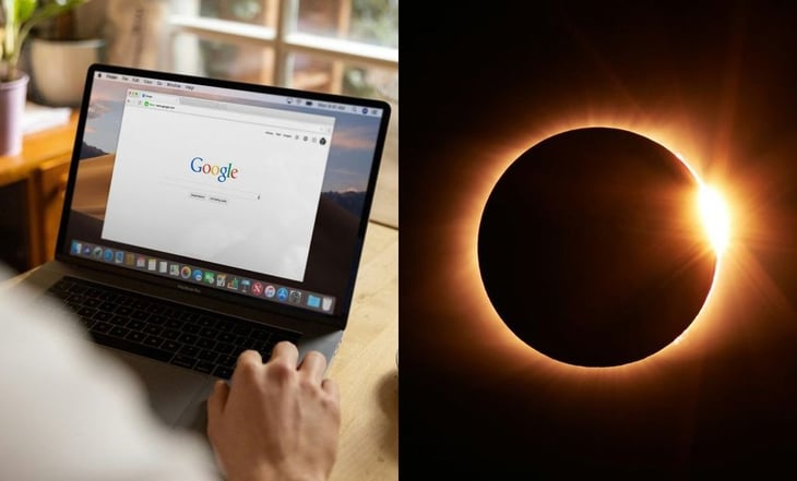 ¿Qué pasa si buscas 'eclipse solar' en Google?