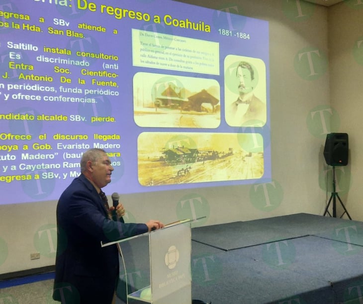 Horacio Domínguez imparte conferencia magistral acerca del Dr. David Cerna