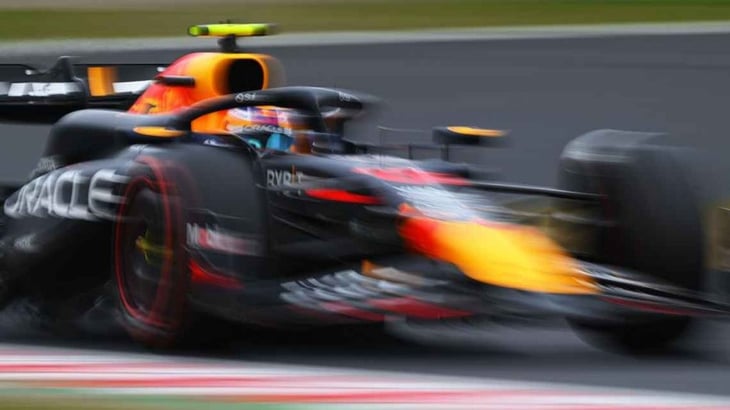 Checo Pérez arrancará segundo en Japón, detrás de Verstappen