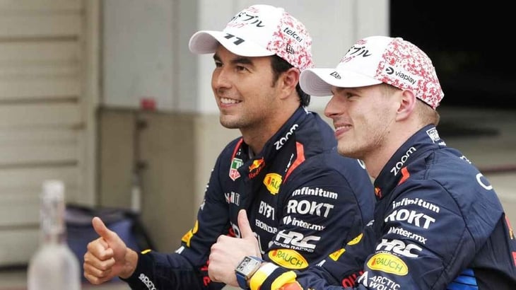 Red Bull regresó a la F1 a la realidad con 1-2 de Verstappen y Checo en Japón
