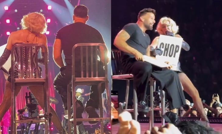 Ricky Martin sorprende con su presencia arriba del escenario en concierto de Madonna
