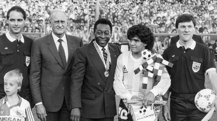 Se cumplen 45 años del día que se conocieron Pelé y Diego Maradona