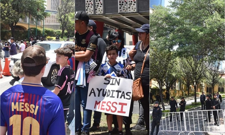¡Locura por Leo Messi en Monterrey! Así fue el imponente operativo de seguridad para recibirlo