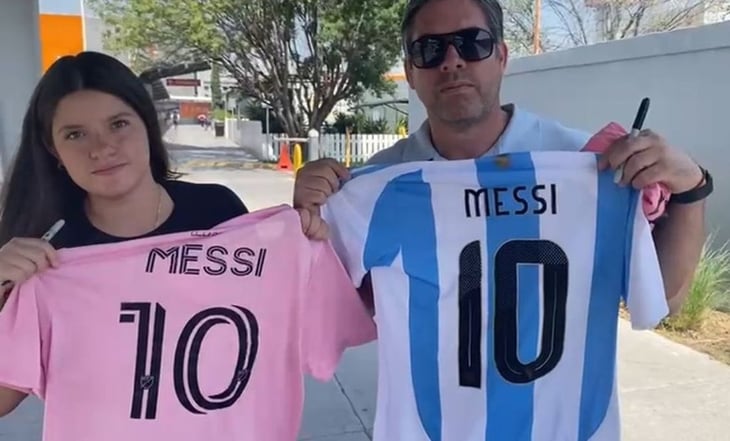 Lionel Messi desata la locura en el aeropuerto de Monterrey en su llegada a México