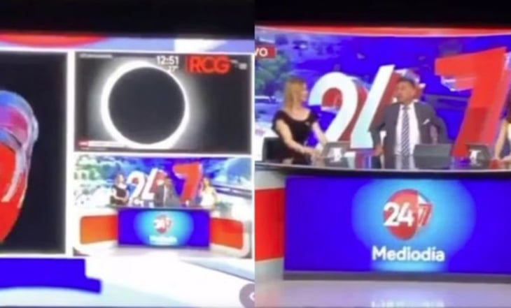 Noticiero muestra “bochornoso” video durante evento astronómico
