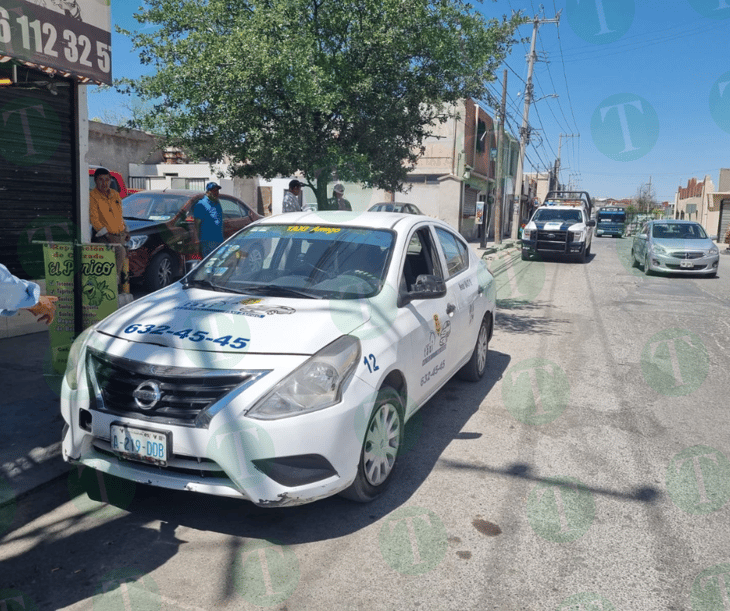 Apresurado conductor provoca colisión en la Zona Centro de Monclova