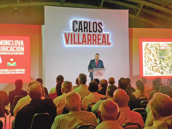 Carlos Villarreal presenta su gran plan de trabajo por Monclova