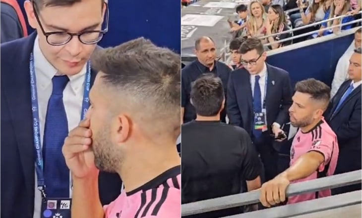 VIDEO: Jordi Alba hace berrinche en Monterrey: 'Háganle como quieran'