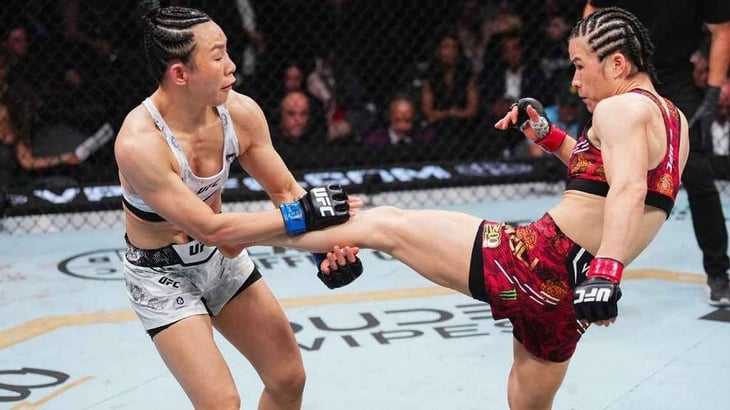 UFC 300: Zhang Weili retuvo título paja femenil ante Yan Xiaonan