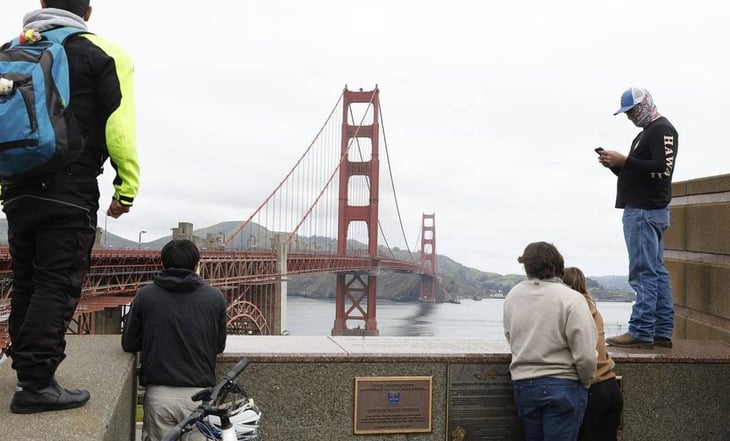 Manifestantes propalestinos bloquean puente Golden Gate de San Francisco, EU