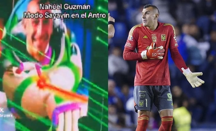Antro utiliza la imagen de Nahuel Guzmán en show de rayos láser