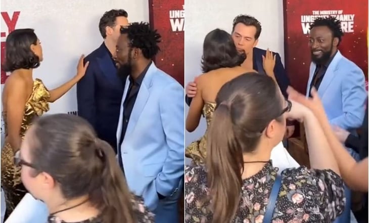 Acusan a Eiza González de supuesto acto racista con actor nigeriano durante alfombra roja