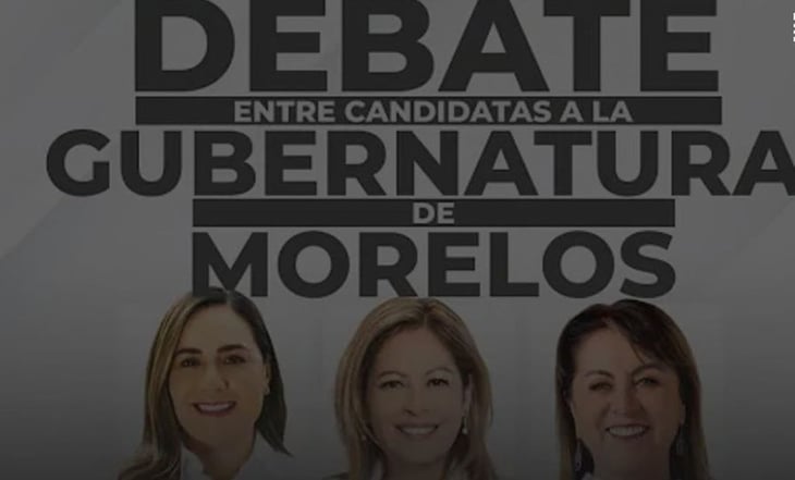 Todo listo para el primer debate entre las candidatas al gobierno de Morelos