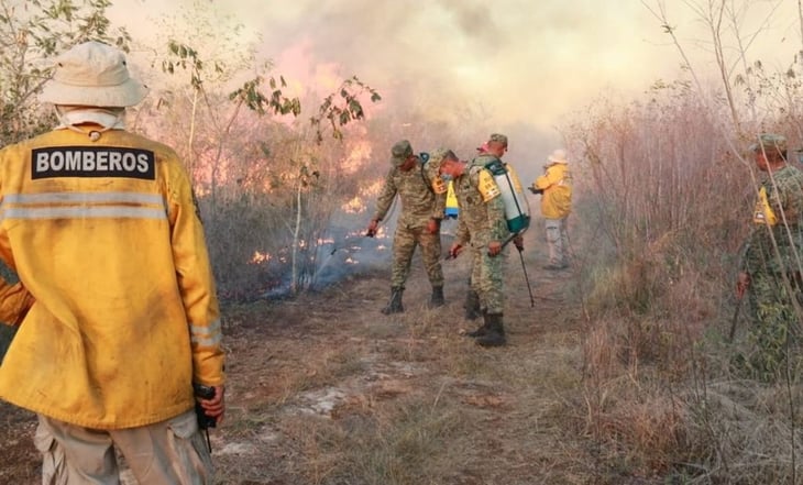 Incendio en un relleno sanitario de Yucatán