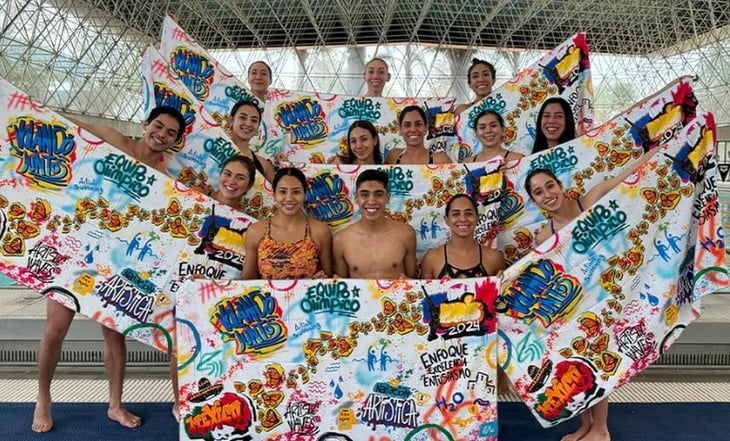 Selección Mexicana de Natación Artística pone a la venta toalla conmemorativa para reunir recursos rumbo a París 2024