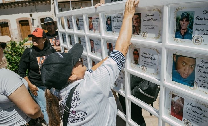 Colocan memorial de personas desaparecidas en Zacatecas