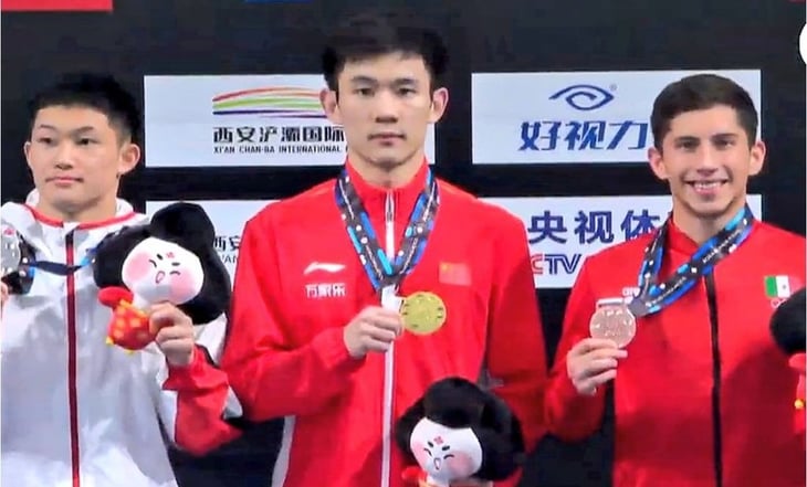 Randal Willars gana la medalla de bronce en la Súper Final de Clavados en China