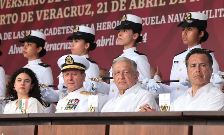 AMLO destaca relación con EU en ceremonia por el 110 Aniversario de la Defensa del Puerto de Veracruz