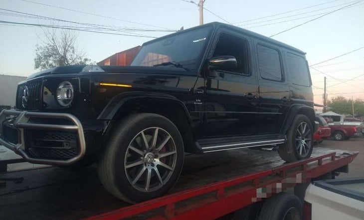 Recuperan en Sonora vehículo con reporte de robo en EU; hay un detenido