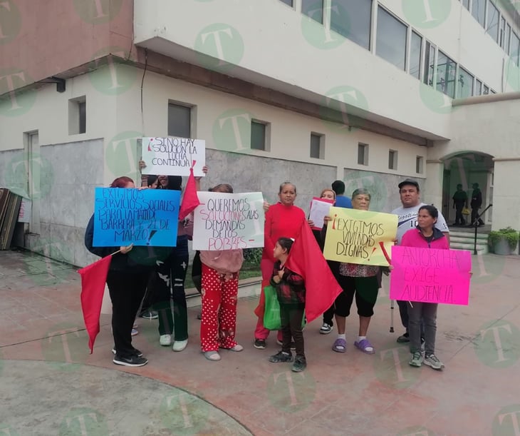 Vecinos protestan para tener servicios en colonias vulnerables de Monclova