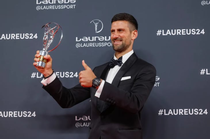 Gana Djokovic por quinta vez el Laureus al mejor deportista