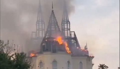'Castillo de Harry Potter', en Odesa, es alcanzado por un misil ruso