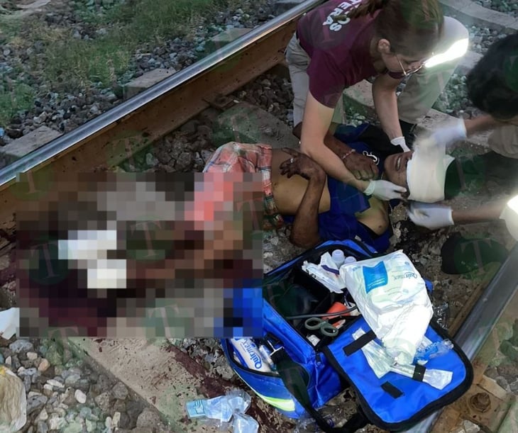 Presunto ladrón de chatarra termina mutilado por el tren en ciudad Frontera 