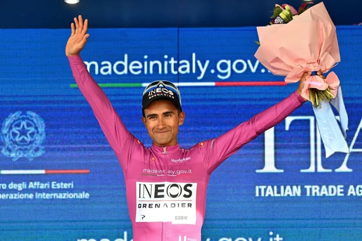 Gana el ecuatoriano Narváez la primera etapa y es primer líder del Giro