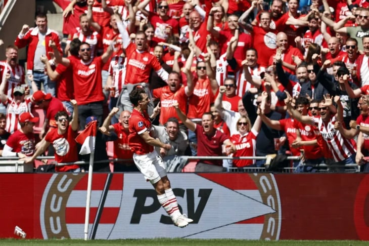 Se corona el PSV, del “Chuky” Lozano, en la liga neerlandesa