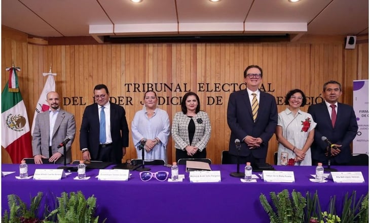 INE y TEPJF firman convenio para agilizar conteo de votos para la Presidencia de la República