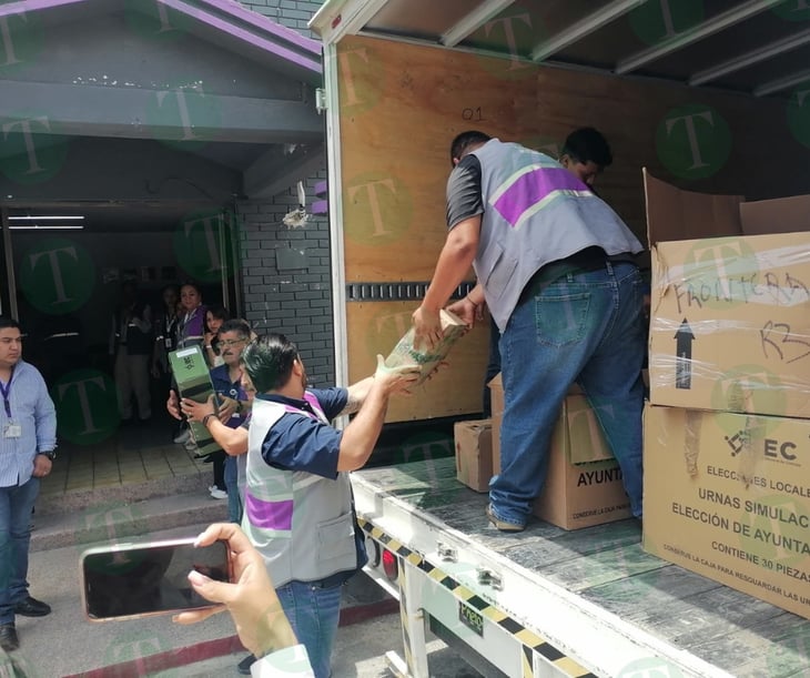 Boletas electorales de Monclova y Frontera llegan custodiadas