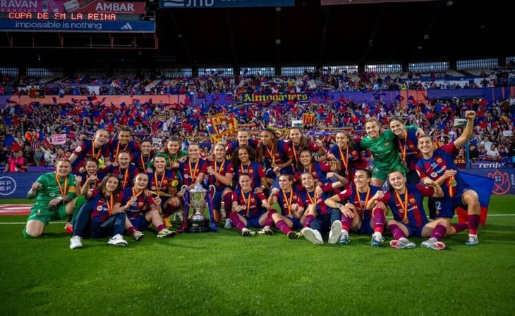 ¡Indignante! Jugadoras del Barcelona reciben medallas en una bolsa tras ganar la Copa de la Reina