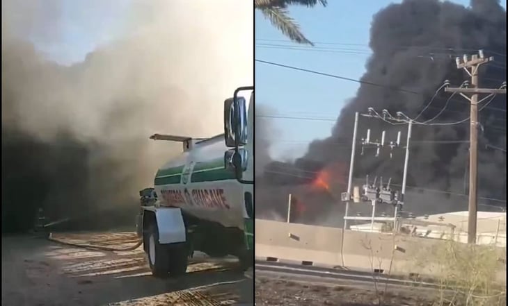 Incendio deja 3 bomberos intoxicados en Guasave, Sinaloa