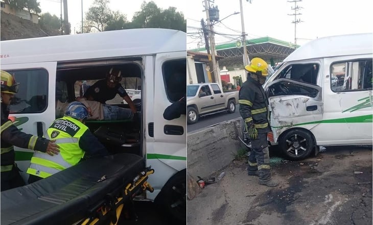 Choque automovilístico en carretera Nicolás Romero-Atizapán deja 8 personas lesionadas