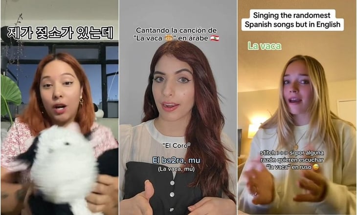 VIDEO: Influencers cantan 'La Vaca' en varios idiomas y se viraliza en TikTok