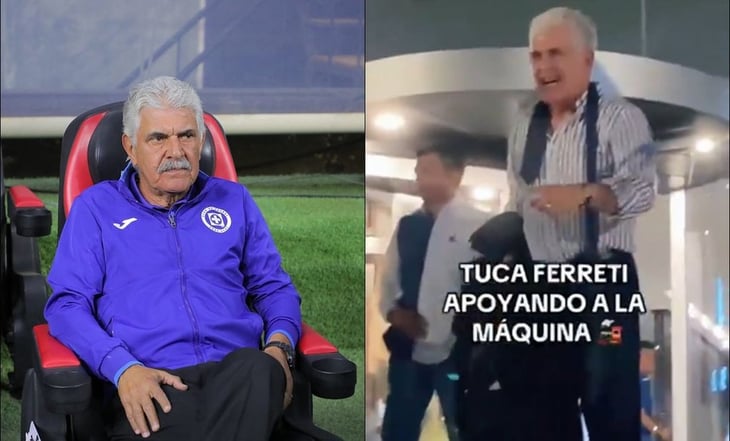 VIDEO: El 'Tuca' Ferretti apoya al Cruz Azul para ganar la final del Clausura 2024