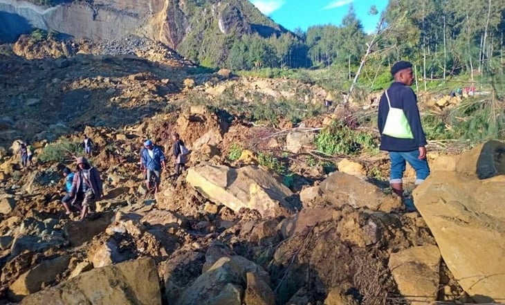 Al menos 300 personas enterradas por avalancha en Papúa Nueva Guinea, reportan medios locales