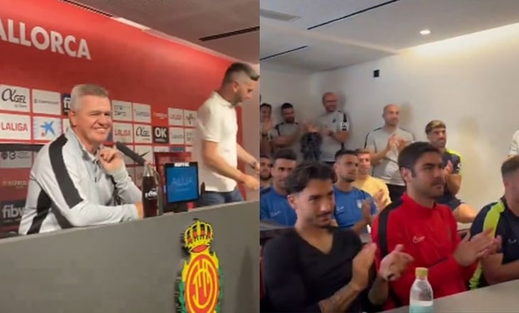 Javier Aguirre se conmueve porque jugadores del Mallorca lo despiden con aplausos